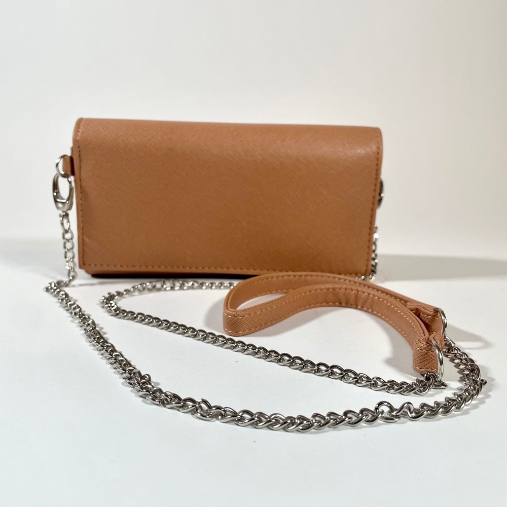 Matte Caramel Brown Leather Convertible Women's Purse